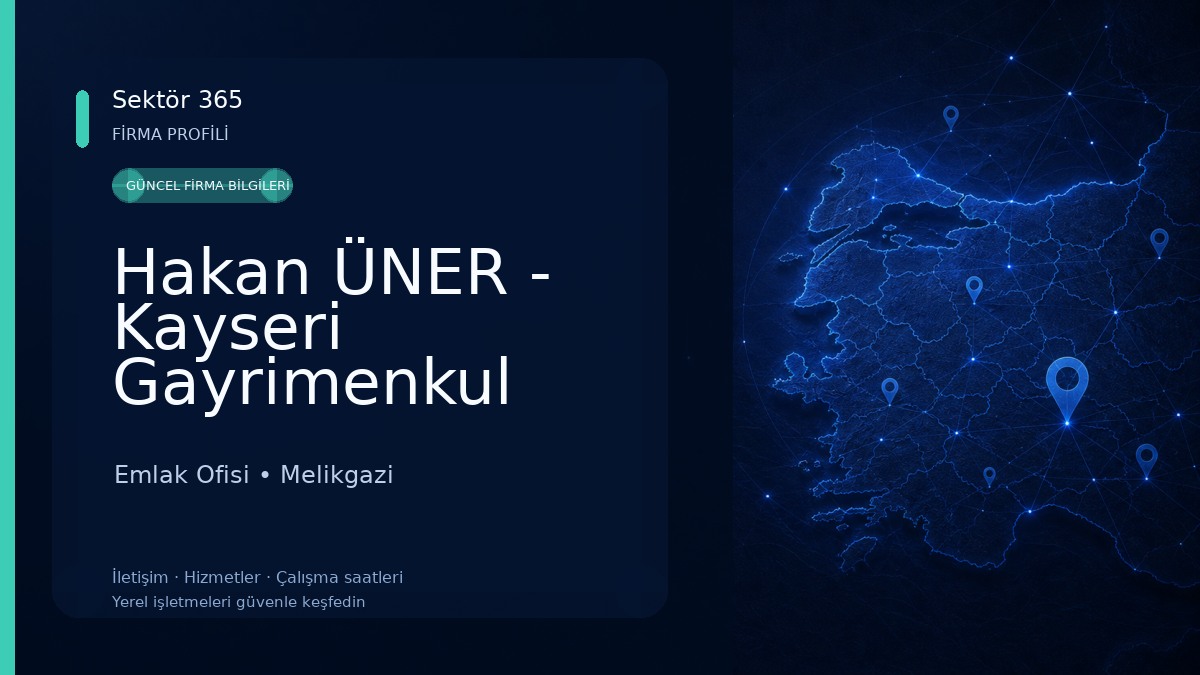 Hakan ÜNER - Kayseri Gayrimenkul Danışmanım