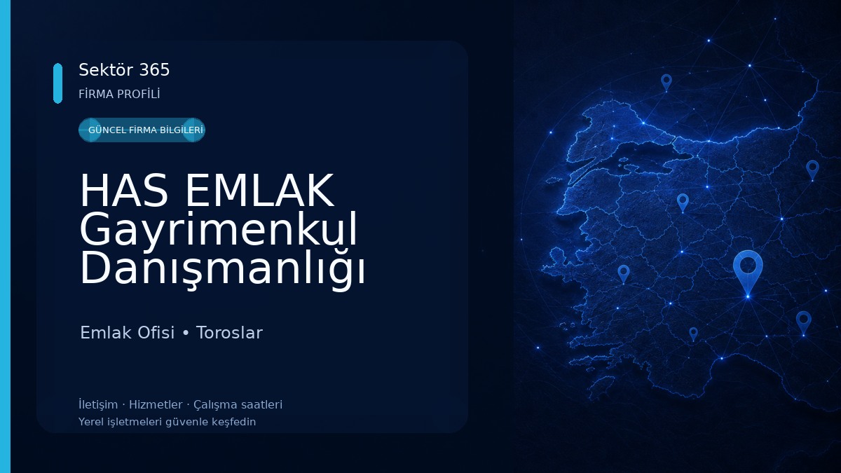 HAS EMLAK Gayrimenkul Danışmanlığı Ofisi Emlak Ofisi
