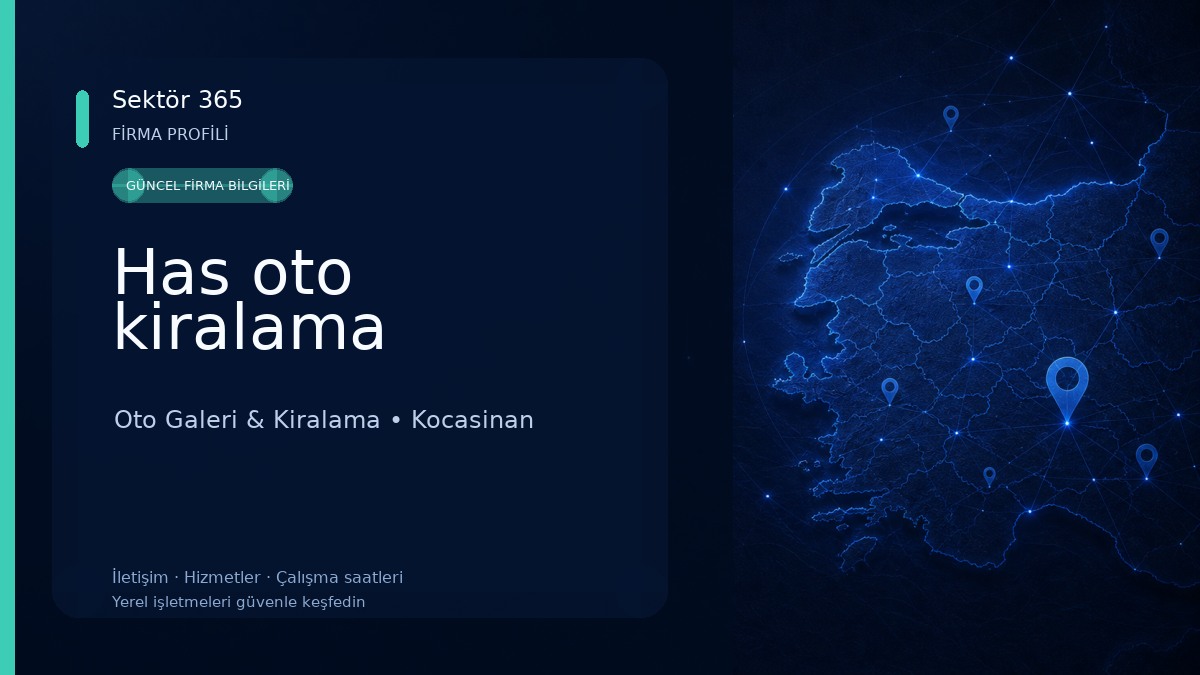 Has oto kiralama Oto Galeri & Kiralama