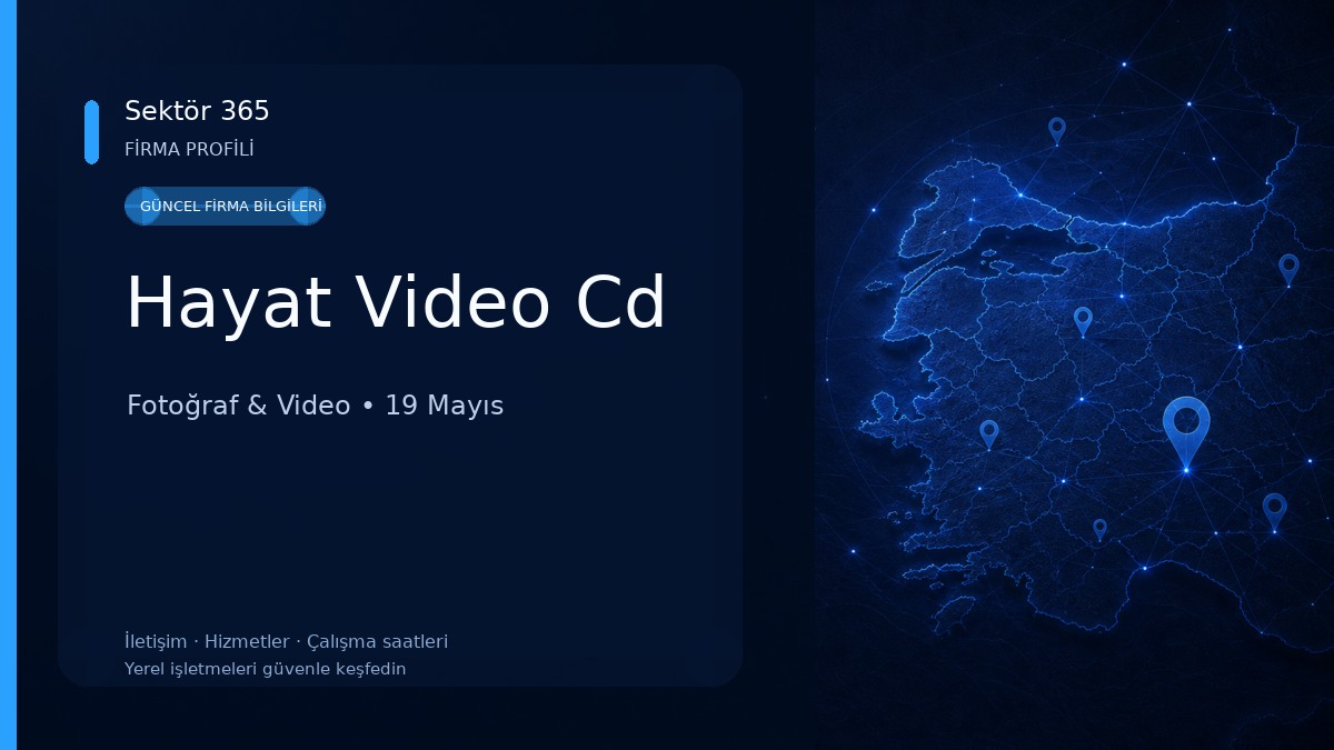 Hayat Video Cd Fotoğraf & Video