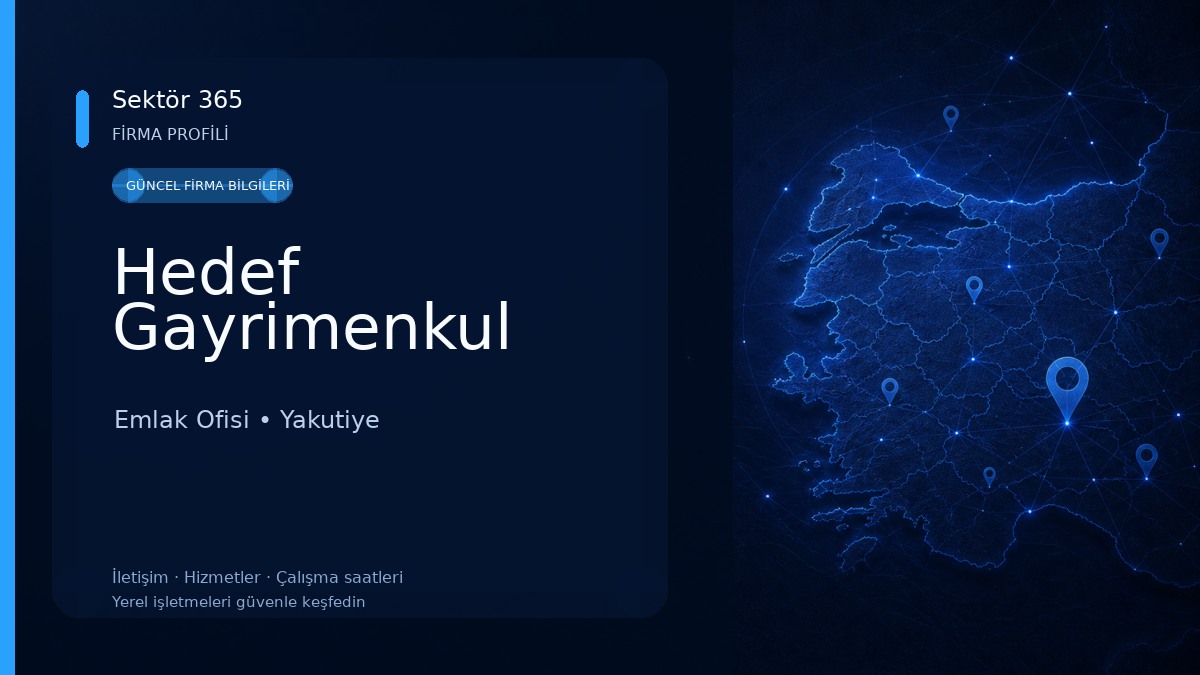 Hedef Gayrimenkul Emlak Ofisi