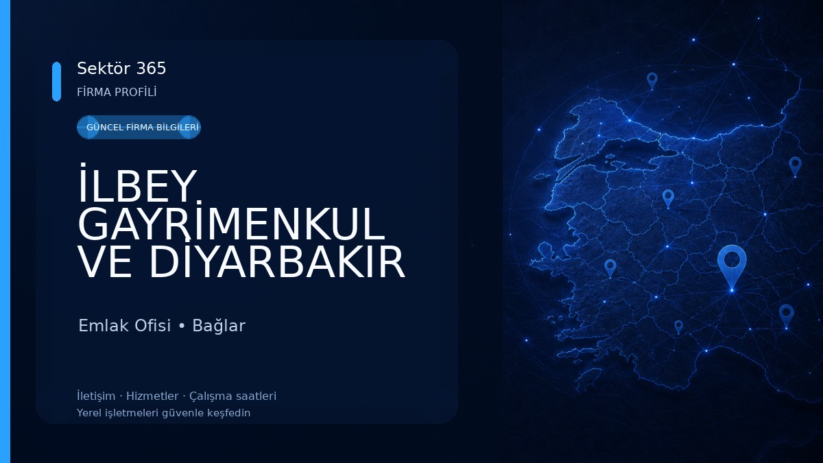 İLBEY GAYRİMENKUL VE DİYARBAKIR MYK UFUK BELGELENDİRME Emlak Ofisi