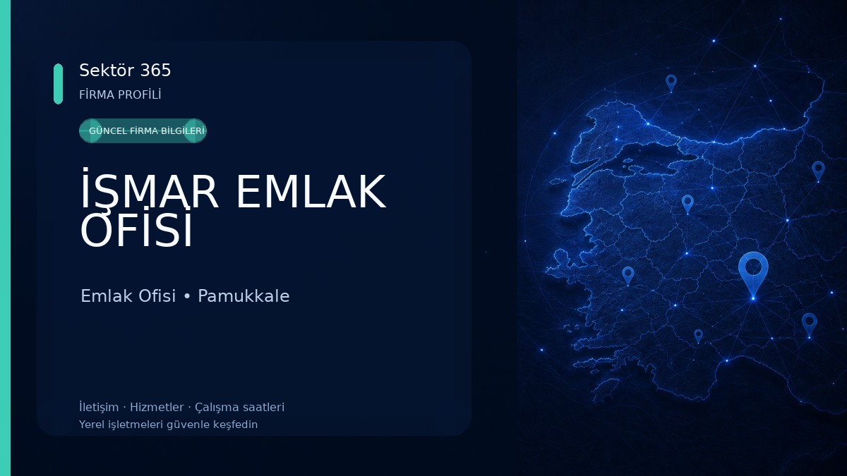 İŞMAR EMLAK OFİSİ Emlak Ofisi