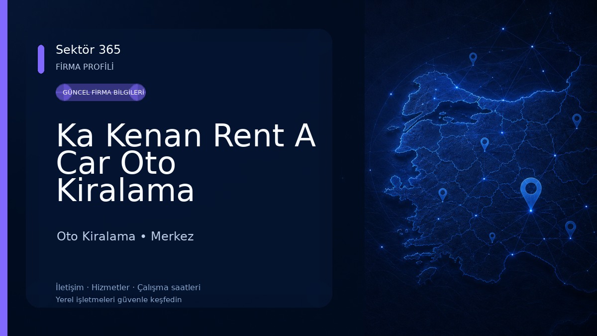 Ka Kenan Rent A Car Oto Kiralama 