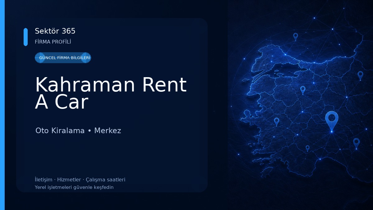 Kahraman Rent A Car 