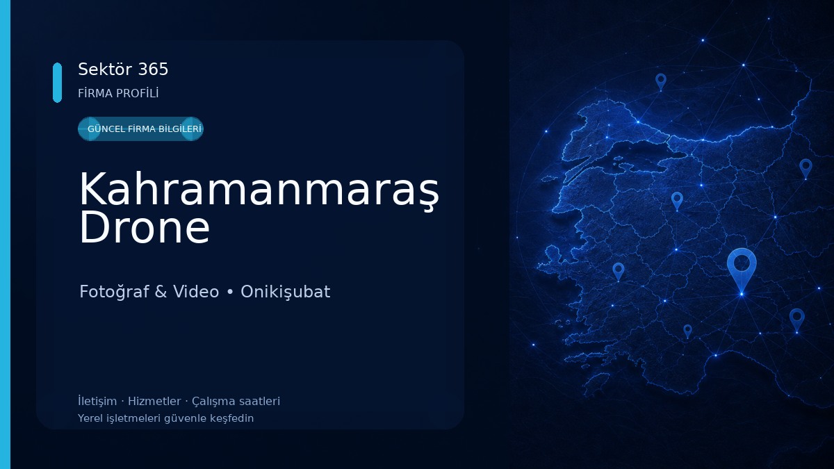 Kahramanmaraş Drone Fotoğraf & Video