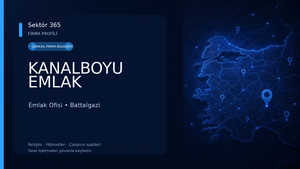 KANALBOYU EMLAK Emlak Ofisi