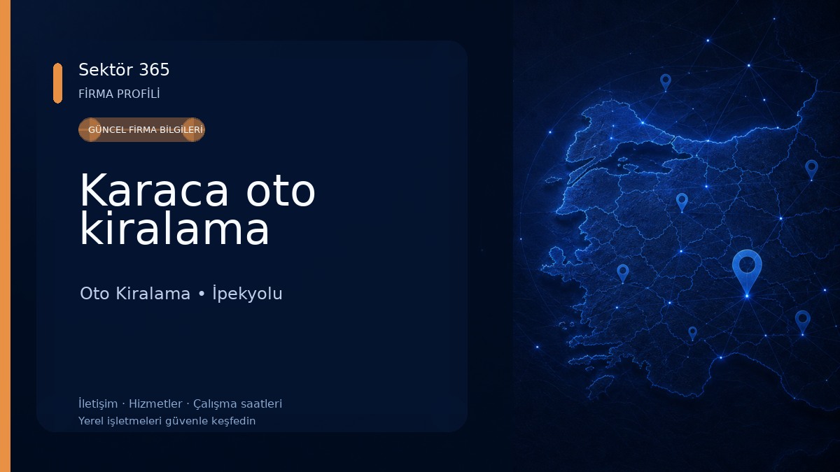 Karaca oto kiralama
