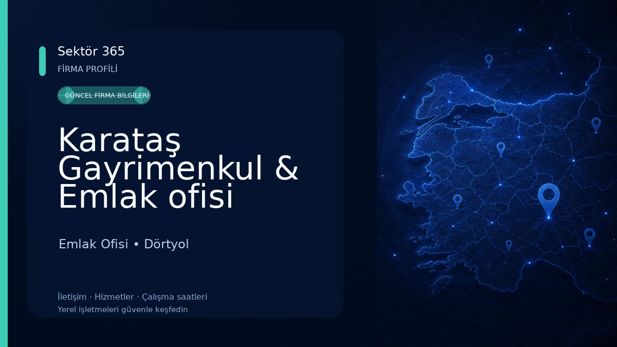 Karataş Gayrimenkul & Emlak ofisi Emlak Ofisi