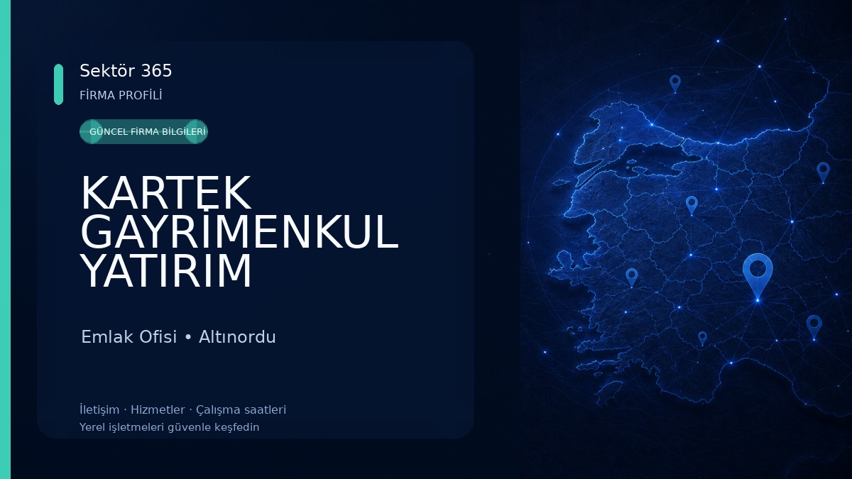 KARTEK GAYRİMENKUL YATIRIM DANIŞMANLIK Emlak Ofisi