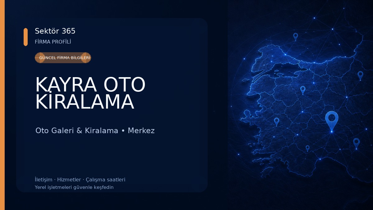 KAYRA OTO KİRALAMA 
