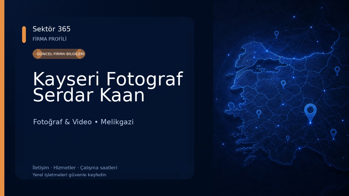 Kayseri Fotograf Serdar Kaan Fotoğraf & Video