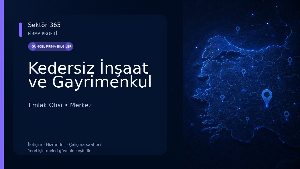 Kedersiz İnşaat ve Gayrimenkul