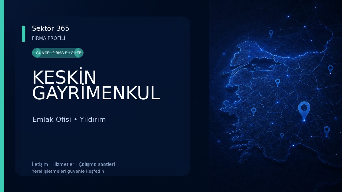 KESKİN GAYRİMENKUL Emlak Ofisi