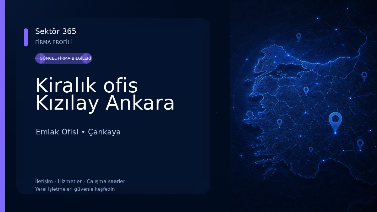 Kiralık ofis Kızılay Ankara