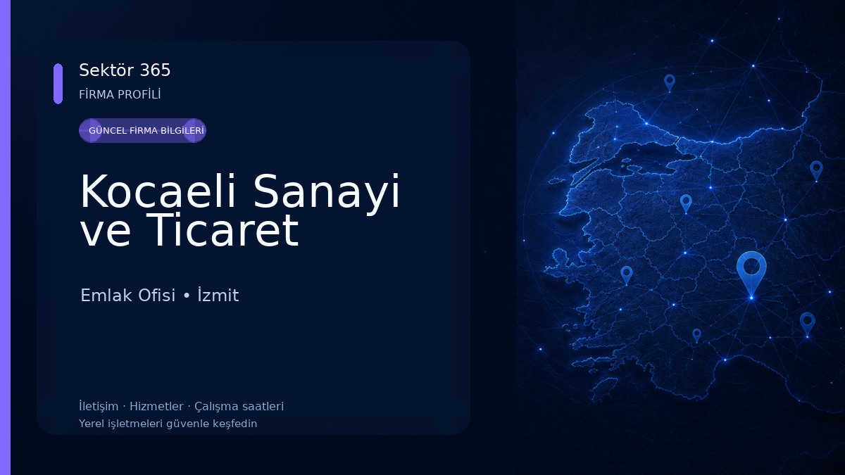 Kocaeli Sanayi ve Ticaret