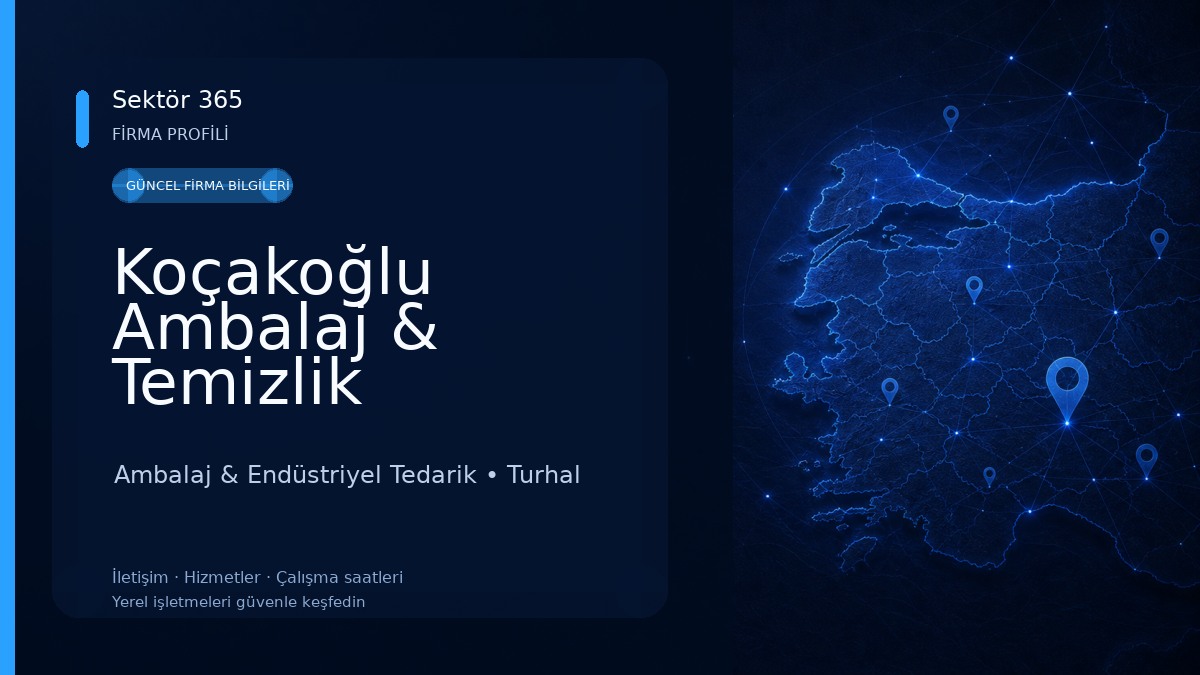 Koçakoğlu Ambalaj & Temizlik Ambalaj & Endüstriyel Tedarik