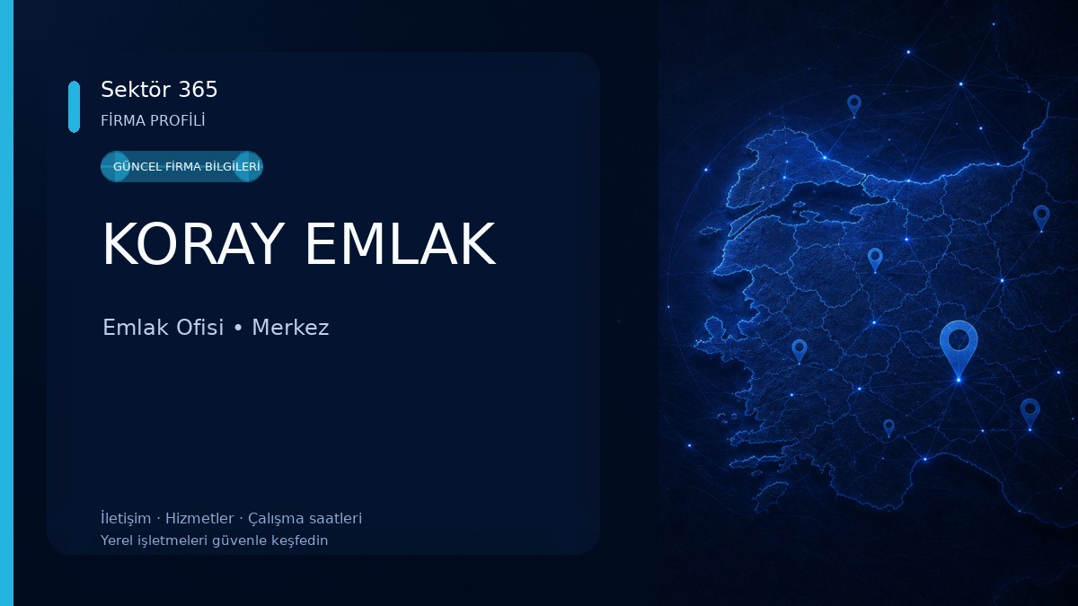 KORAY EMLAK Emlak Ofisi