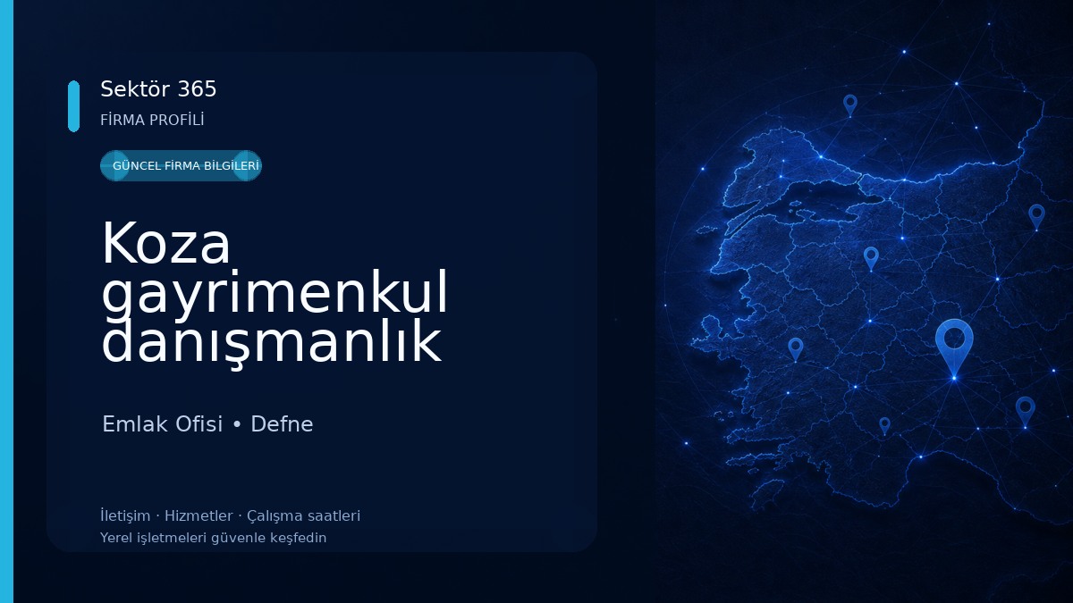Koza gayrimenkul danışmanlık Emlak Ofisi