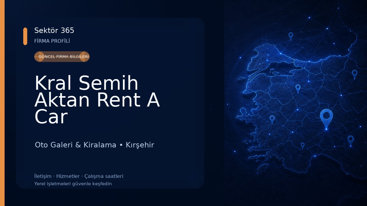 Kral Semih Aktan Rent A Car