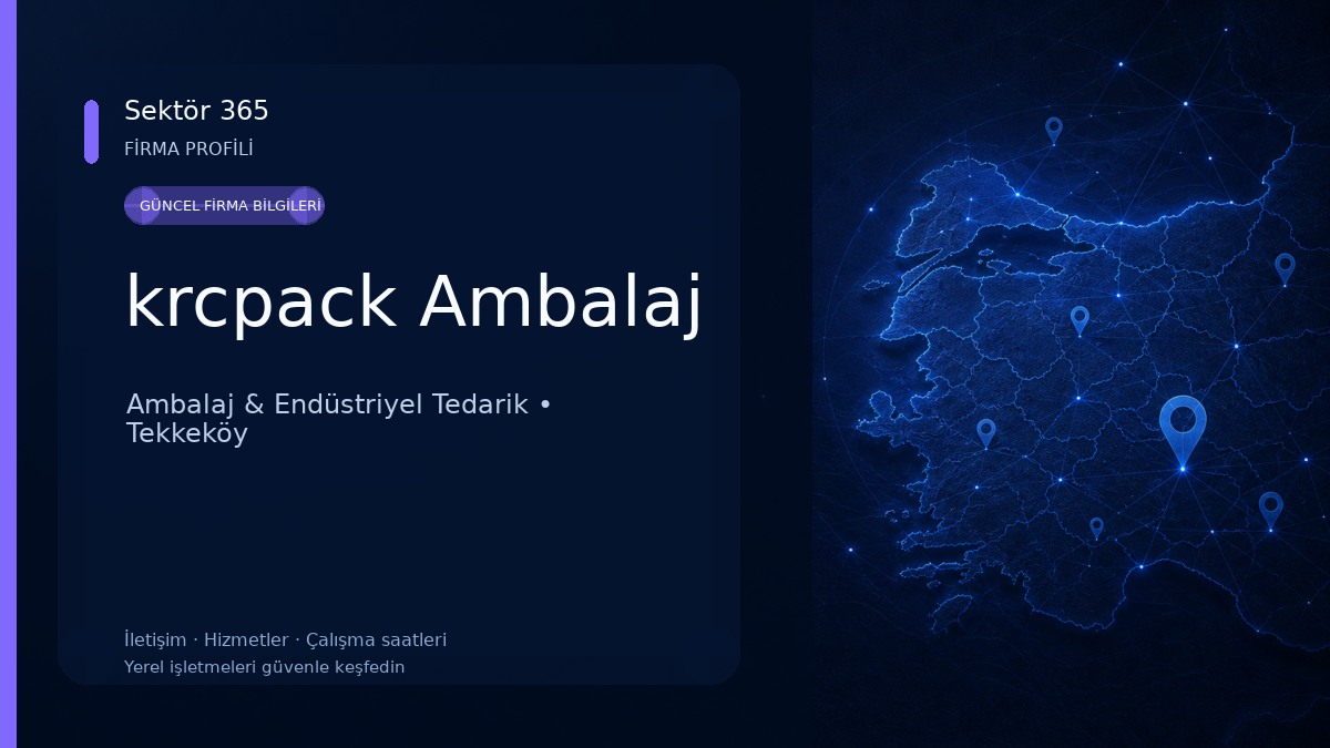 krcpack Ambalaj Ambalaj & Endüstriyel Tedarik