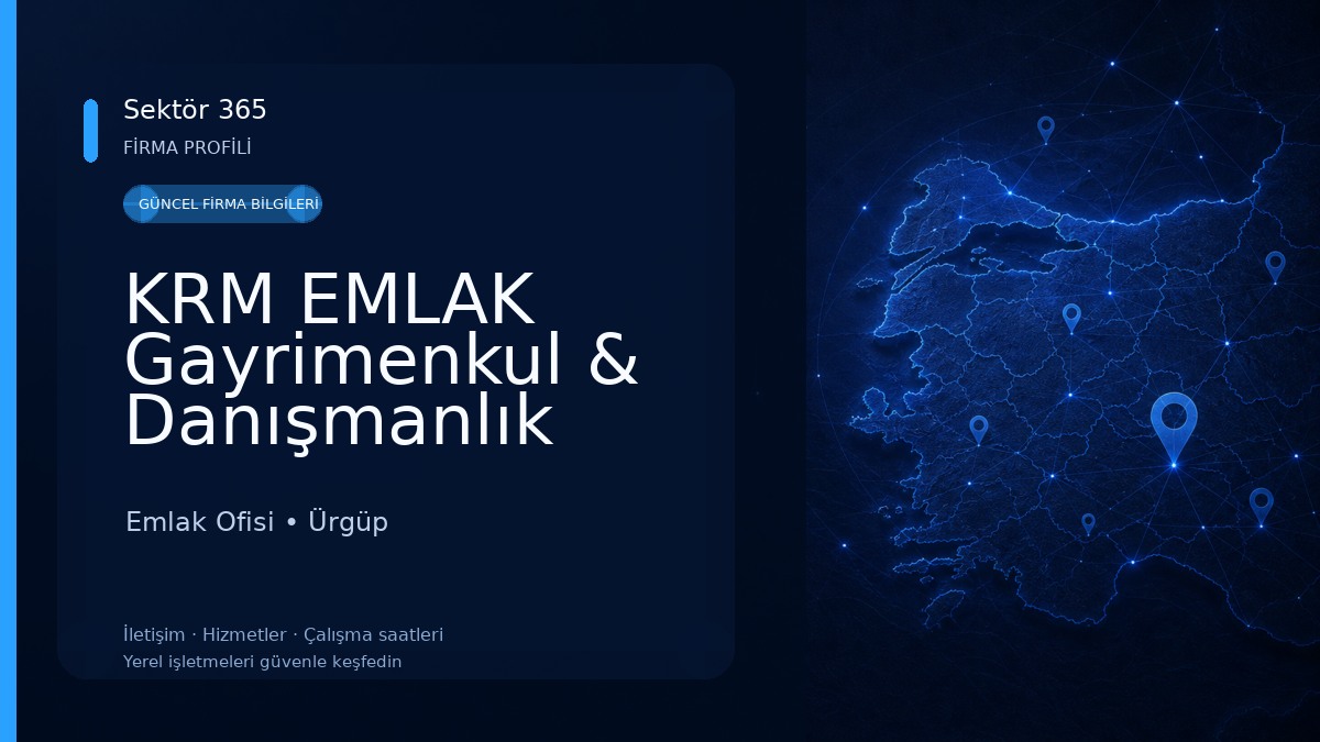 KRM EMLAK Gayrimenkul & Danışmanlık Emlak Ofisi
