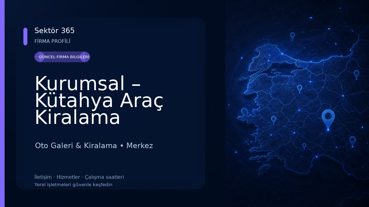Kurumsal – Kütahya Araç Kiralama