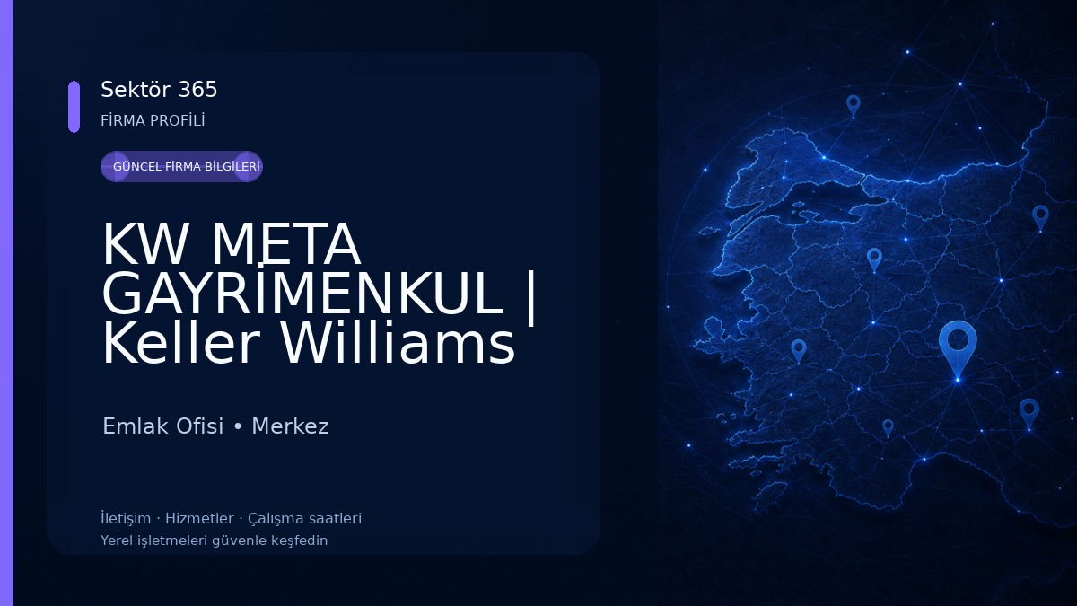 KW META GAYRİMENKUL | Keller Williams Bölge Müdürlüğü