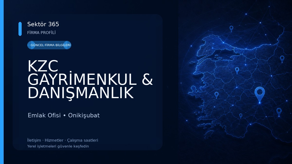 KZC GAYRİMENKUL & DANIŞMANLIK Emlak Ofisi