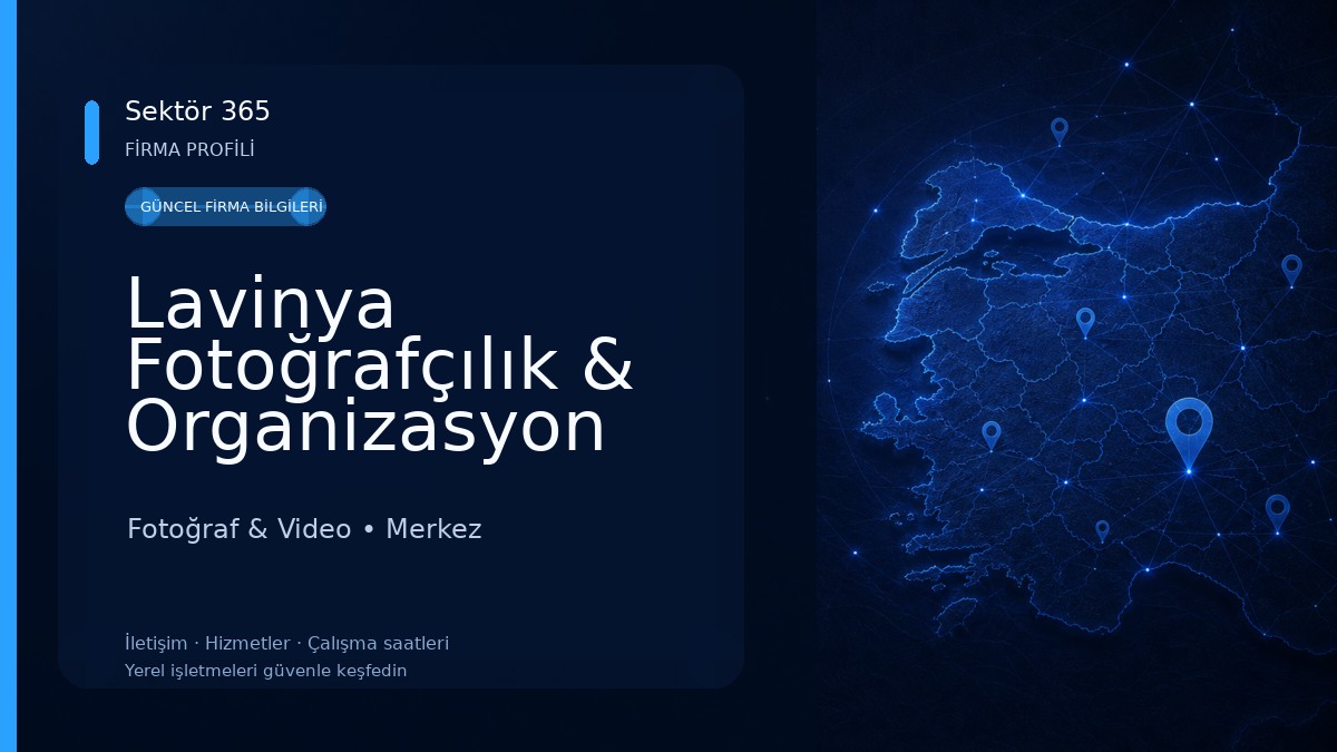 Lavinya Fotoğrafçılık & Organizasyon 