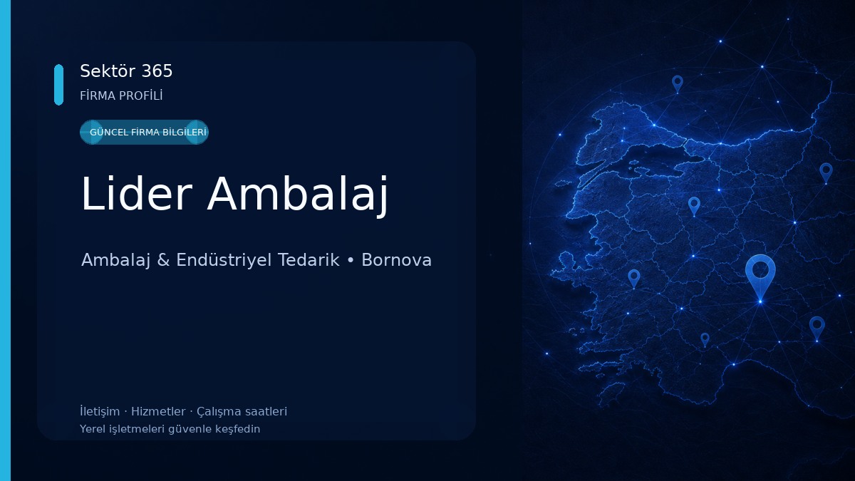 Lider Ambalaj Ambalaj & Endüstriyel Tedarik