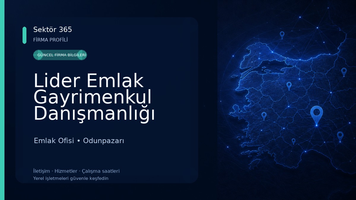 Lider Emlak Gayrimenkul Danışmanlığı