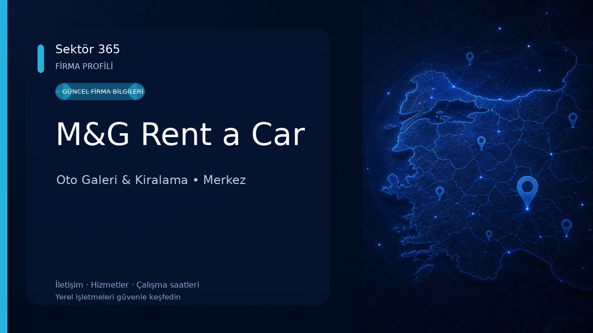M&G Rent a Car Oto Galeri & Kiralama