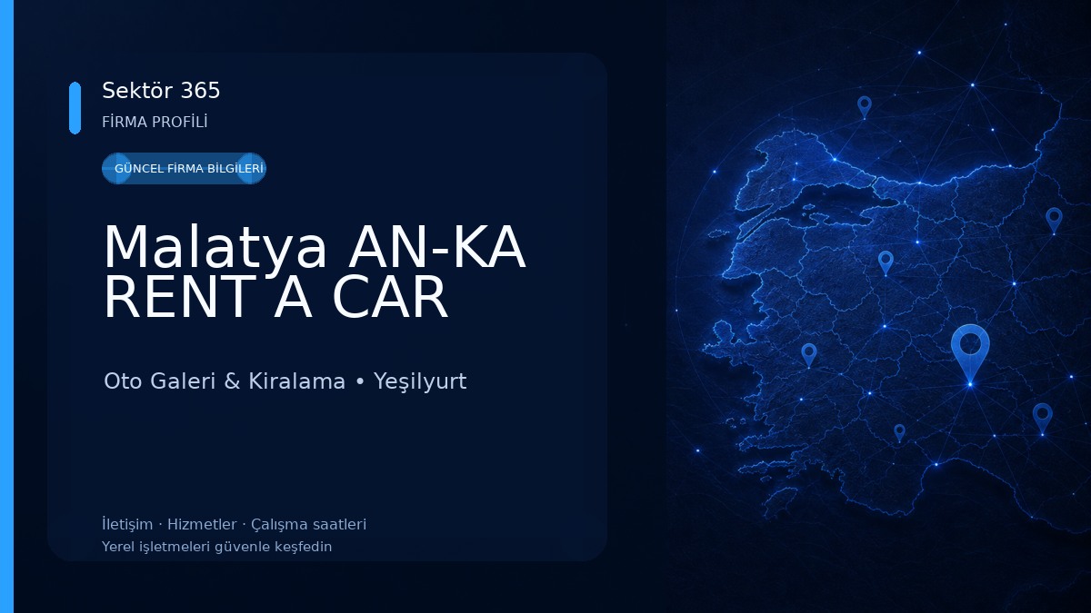Malatya AN-KA RENT A CAR Oto Galeri & Kiralama