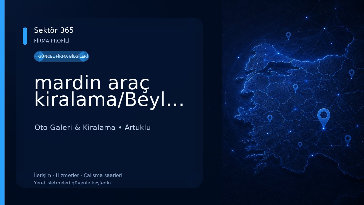 mardin araç kiralama/Beylerbeyi Oto Galeri & Kiralama