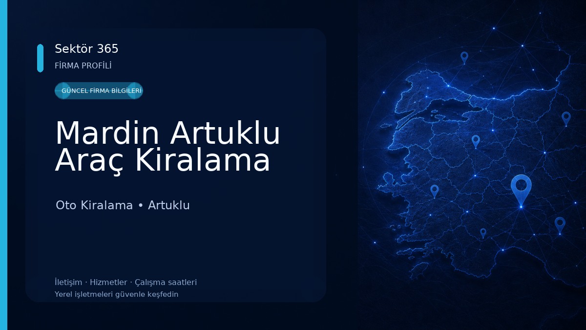 Mardin Artuklu Araç Kiralama 