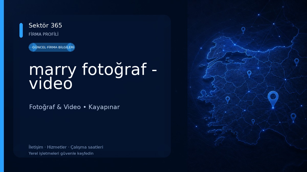 marry fotoğraf - video