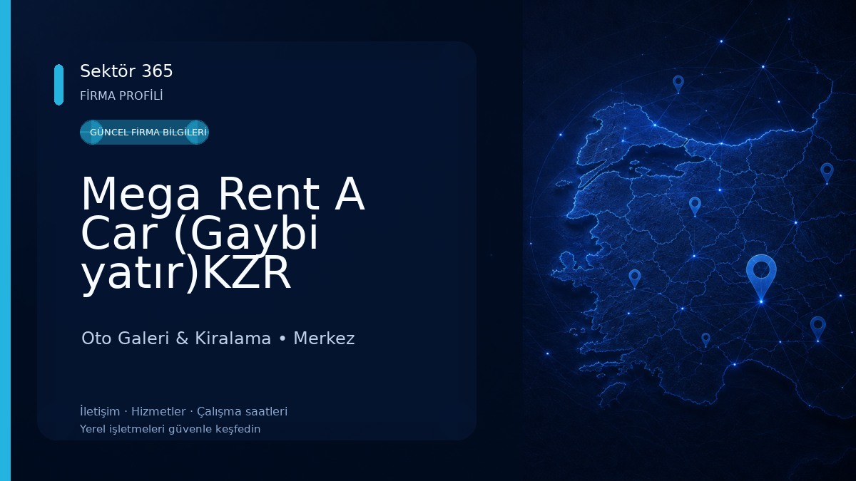 Mega Rent A Car (Gaybi yatır)KZR Oto Galeri & Kiralama