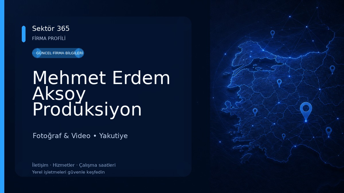Mehmet Erdem Aksoy Prodüksiyon Fotoğraf & Video