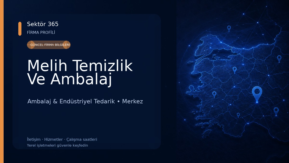 Melih Temizlik Ve Ambalaj Ambalaj & Endüstriyel Tedarik