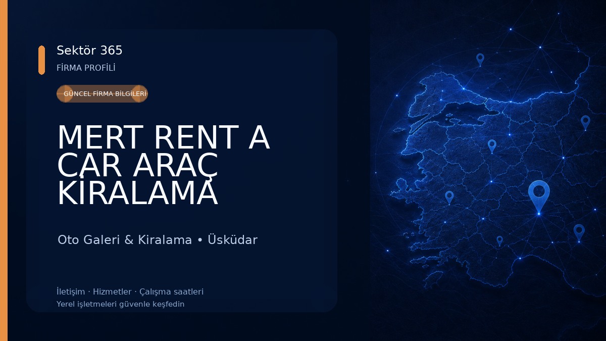 MERT RENT A CAR ARAÇ KİRALAMA Oto Galeri & Kiralama