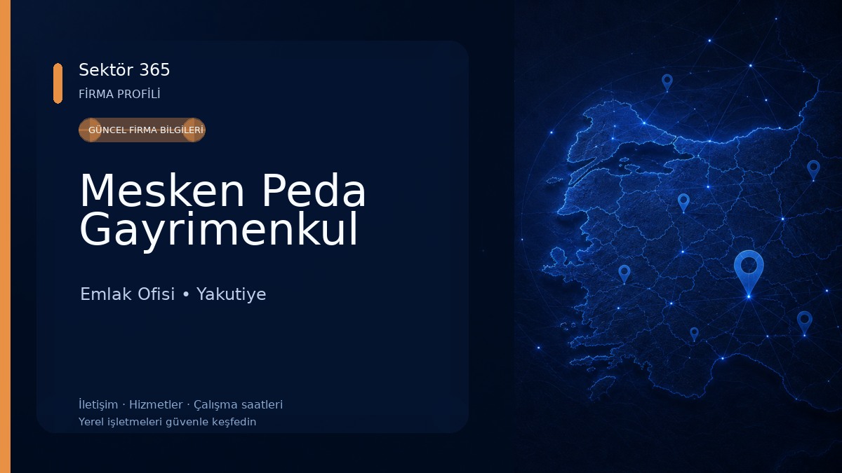 Mesken Peda Gayrimenkul Emlak Ofisi