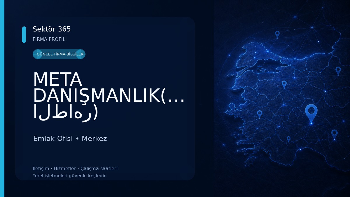 META DANIŞMANLIK(مكتب الطاهر)