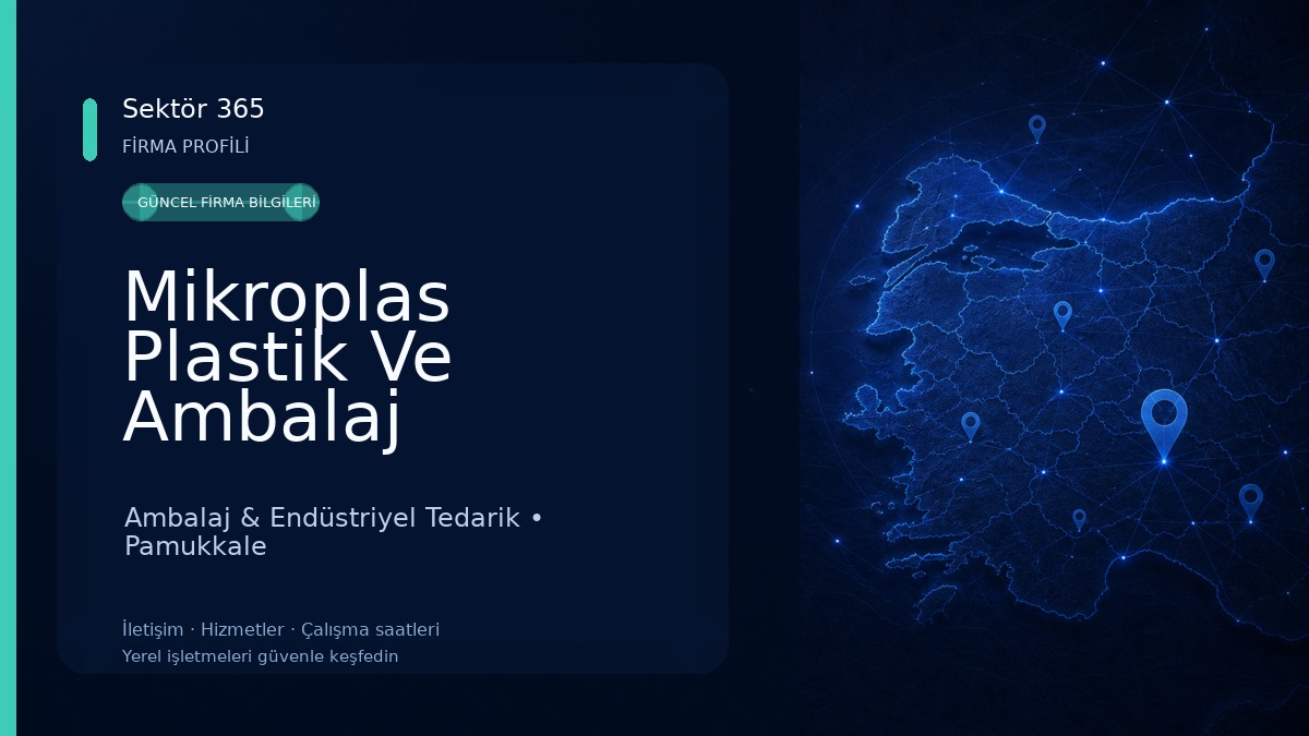 Mikroplas Plastik Ve Ambalaj Malzemeleri San. Ve Tic. A.Ş. Ambalaj & Endüstriyel Tedarik