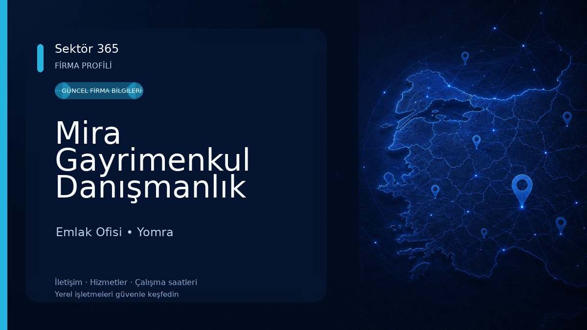 Mira Gayrimenkul Danışmanlık Emlak Ofisi