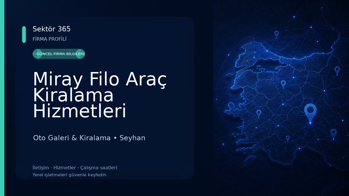 Miray Filo Araç Kiralama Hizmetleri Oto Galeri & Kiralama