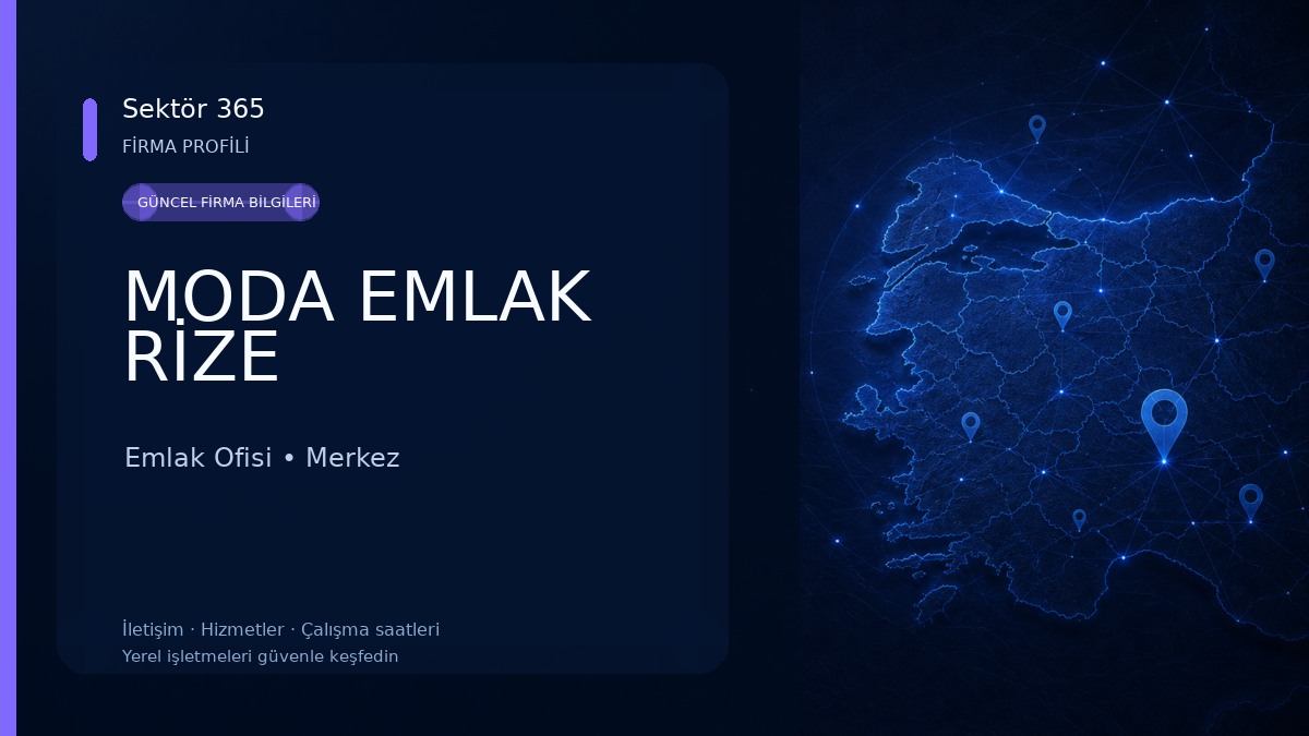 MODA EMLAK RİZE