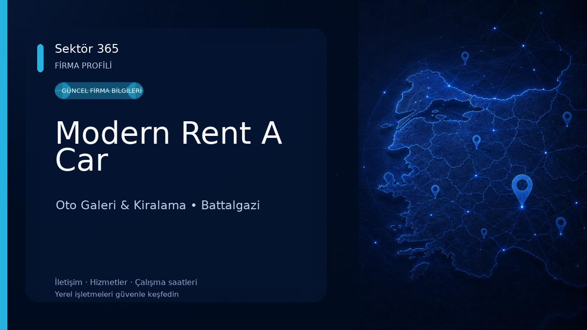 Modern Rent A Car Oto Galeri & Kiralama
