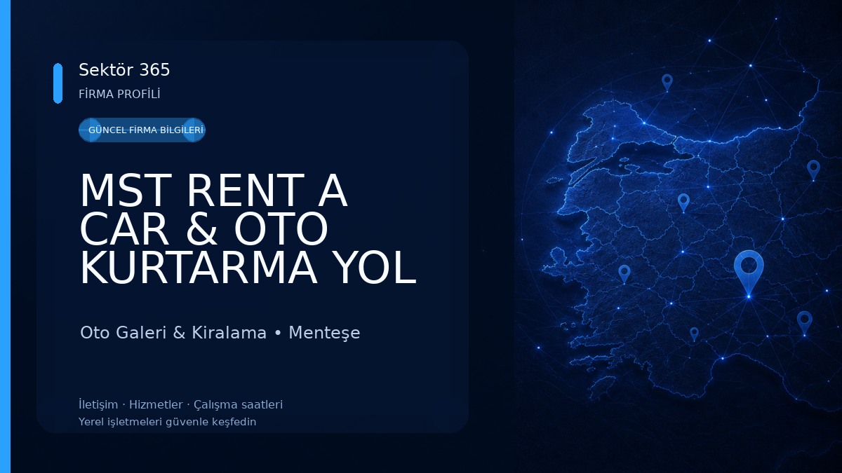 MST RENT A CAR & OTO KURTARMA YOL YARDIM ÇEKİCİ HİZMETİ Oto Galeri & Kiralama