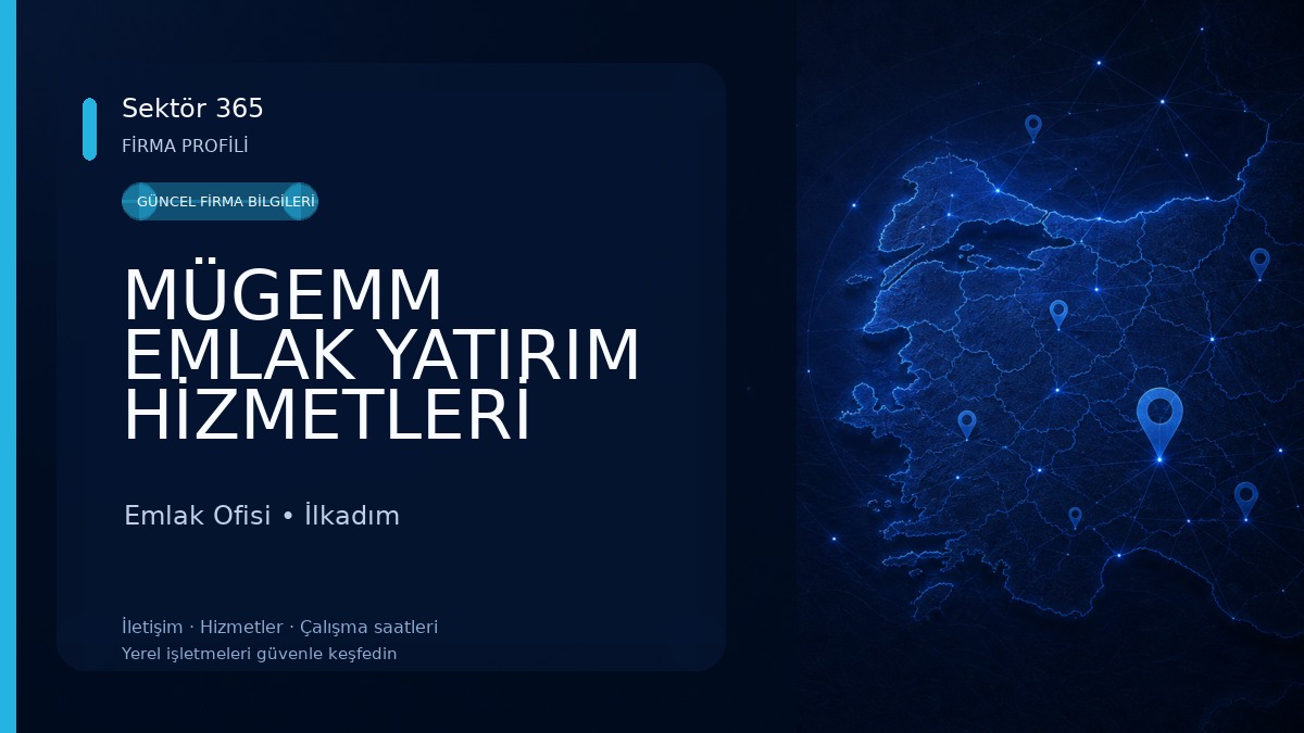 MÜGEMM EMLAK YATIRIM HİZMETLERİ Emlak Ofisi